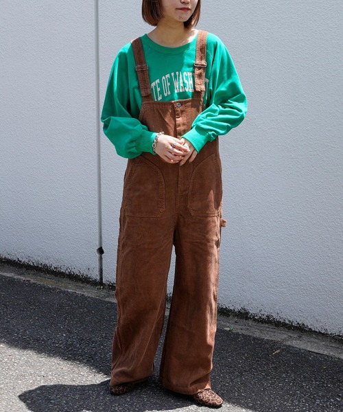 68&Brothers コーデュロイオーバーオール XL Dickies（ディッキーズ