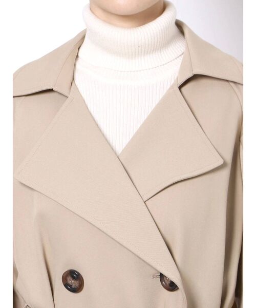 GYDA（ジェイダ）の「【WEB限定】ディープスリットケープトレンチコート（トレンチコート・レディース・ベージュ/ブラウン・FREE）」の17枚目の写真
