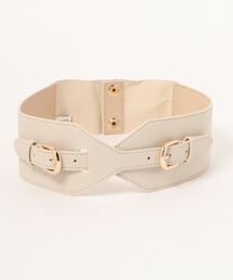 earth music&ecology | ダブルバックルワイドベルト ＊(ベルト)