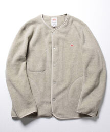 DANTON | 【DANTON/ダントン】フリースカーディガン FLEECE COLLARLESS JACKET  #JD-8939(ブルゾン)
