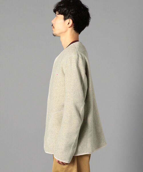 DANTON(ダントン)の「【DANTON/ダントン】フリースカーディガン FLEECE COLLARLESS JACKET #JD-8939(ブルゾン・メンズ・ブラック/キナリ/ベージュ・44/40/38/42)」の14枚目の写真