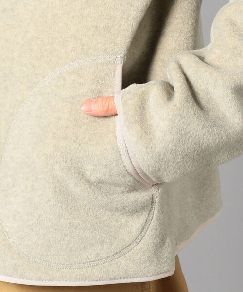 DANTON(ダントン)の「【DANTON/ダントン】フリースカーディガン FLEECE COLLARLESS JACKET #JD-8939(ブルゾン・メンズ・ブラック/キナリ/ベージュ・44/40/38/42)」の13枚目の写真