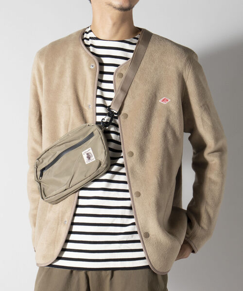 DANTON(ダントン)の「【DANTON/ダントン】フリースカーディガン FLEECE COLLARLESS JACKET #JD-8939(ブルゾン・メンズ・ブラック/キナリ/ベージュ・44/40/38/42)」の18枚目の写真