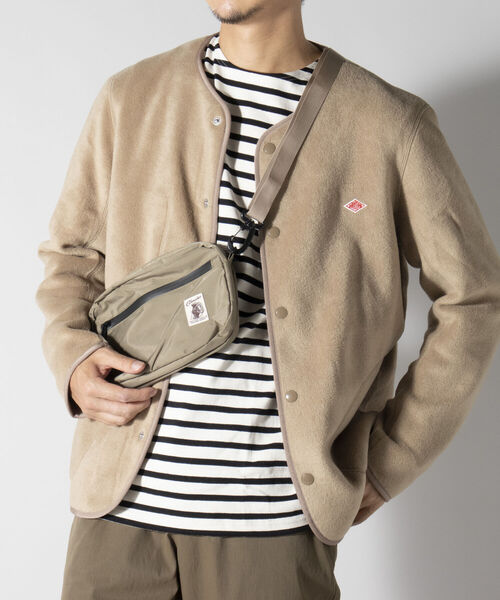 DANTON(ダントン)の「【DANTON/ダントン】フリースカーディガン FLEECE COLLARLESS JACKET #JD-8939(ブルゾン・メンズ・ブラック/キナリ/ベージュ・44/40/38/42)」の17枚目の写真