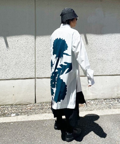 CRAIG GREEN（クレイググリーン）の「【CRAIG GREEN】 LONG FLOWER SHIRT（シャツ/ブラウス・メンズ・ネイビー/オリーブ・MEDIUM）」の10枚目の写真