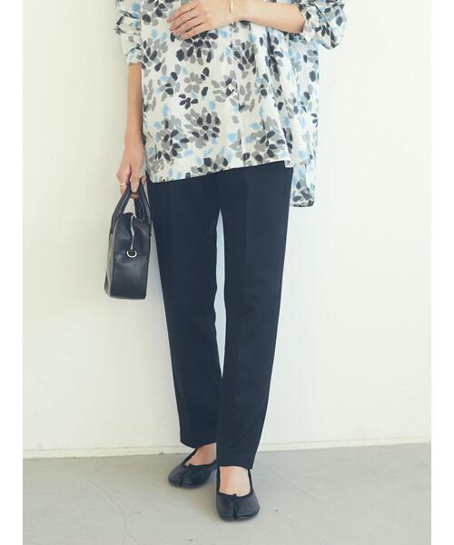 CRAFT STANDARD BOUTIQUE（クラフトスタンダードブティック）の「センタープレスサブリナパンツ　＊◇（スラックス・レディース・ブラック/マスタード・M/L）」の22枚目の写真