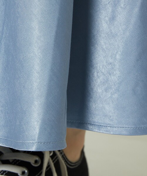 FREAK'S STORE（フリークスストア）の「サテンフレアスカート（スカート・レディース・サックスブルー/レモンイエロー/ブラック・ﾌﾘ-）」の22枚目の写真