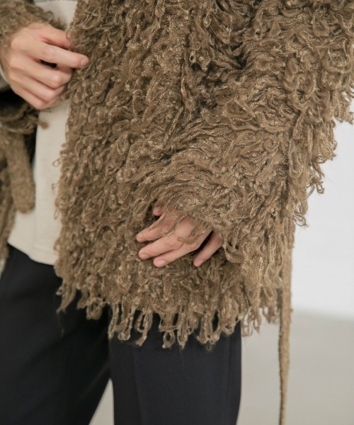 ループニットカーディガン 950963（カーディガン/ボレロ）｜yuw（ユウ