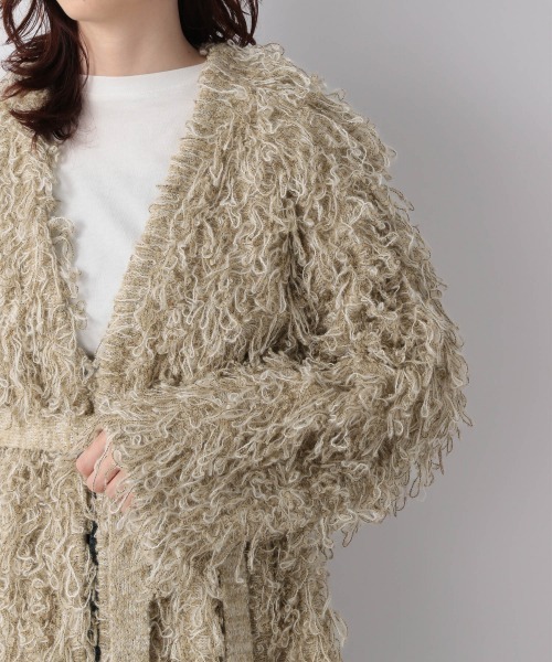 ループニットカーディガン 950963（カーディガン/ボレロ）｜yuw（ユウ