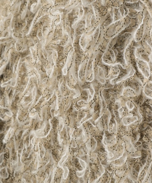 yuw（ユウ）の「ループニットカーディガン　950963（カーディガン/ボレロ・レディース・アイボリー/ブラウン・FREE）」の19枚目の写真