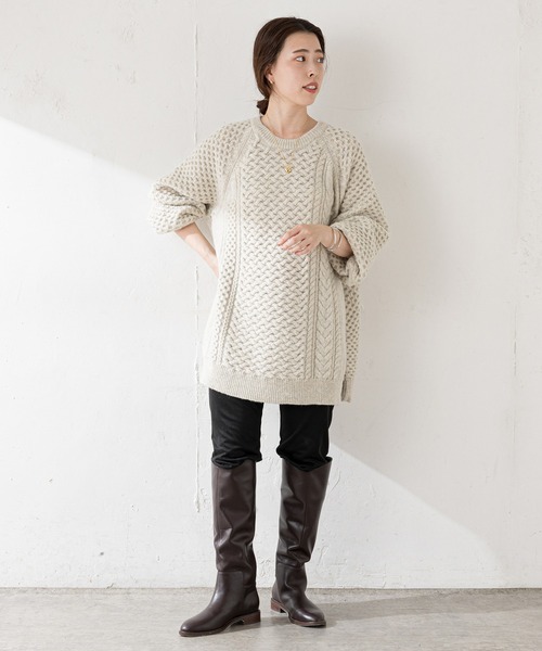 SHENERY（シーナリー）の「カウレザーロングブーツ（ブーツ・レディース・ブラック/ダークブラウン・38/36/37）」の15枚目の写真