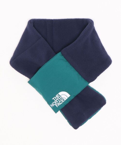 THE NORTH FACE（ザノースフェイス）の「NNJ72104/K CAMP F MUFFLER（マフラー・キッズ・ブラック/グリーン・FREE）」の2枚目の写真