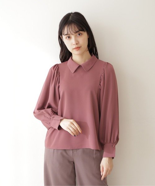 JILL by JILL STUART（ジルバイジルスチュアート）の「◇スカーフ付ブラウス（シャツ/ブラウス・レディース・ピンク/ブラック/ホワイト・FREE）」の7枚目の写真