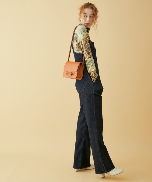 MADEMOISELLE ROPE'(マドモアゼル ロペ)の「【TEAK】ベルベットジャージータートルネックトップス(Tシャツ/カットソー・レディース・イエロー・FREE)」の7枚目の写真