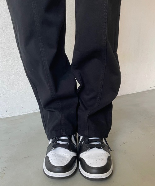 SHAGGIE（シャギー）の「ベルト付きミリタリーデニムジャンプスーツ（サロペット/オーバーオール・レディース・ブラック/ベージュ・FREE）」の13枚目の写真