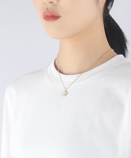NONENON(ノンノン)の「【NONENON 】ミニブルームネックレス / MINI BLOOM NEC(ネックレス・レディース・シルバー/ゴールド・SMALL/MEDIUM/LARGE)」の12枚目の写真