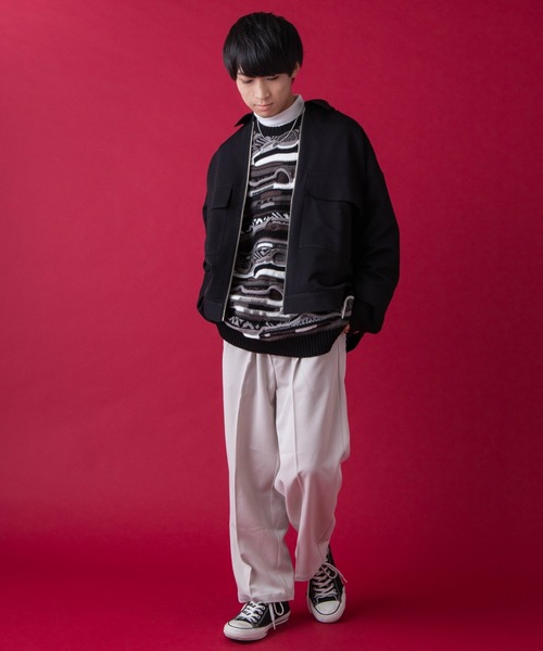 WEGO by こーせ(ウィゴーバイコーセ)の「∴WEGO by こーせ/総柄ビッグシルエットニット(ニット/セーター・メンズ・その他1/その他2・FREE)」の7枚目の写真
