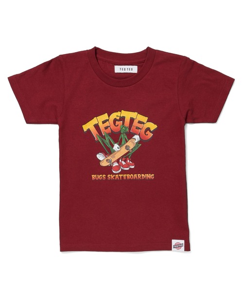 TEG TEG(テグテグ)の「BUGS SKATE BOARDING T SHIRT(Tシャツ/カットソー・キッズ・ブラック/バーガンディー/ブルー・150/130/110)」の11枚目の写真