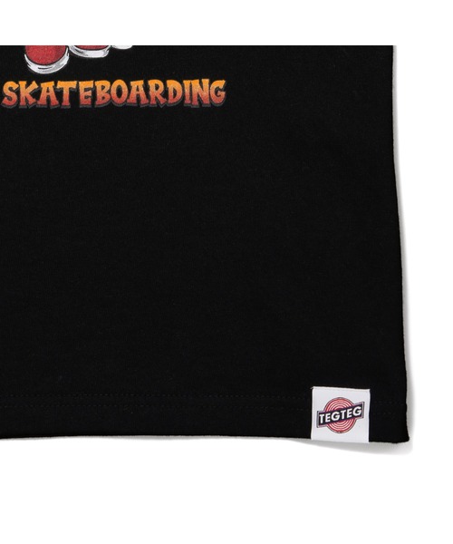TEG TEG(テグテグ)の「BUGS SKATE BOARDING T SHIRT(Tシャツ/カットソー・キッズ・ブラック/バーガンディー/ブルー・150/130/110)」の4枚目の写真