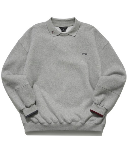 WV PROJECT（ダブリューブイプロジェクト）の「WV PROJECT(ダブリューブイプロジェクト)/JEJE SWEATSHIRT/オーバーサイズ 襟付き スウェット【セットアップ対応商品】（スウェット・レディース・ブラック/グレー/オートミール/ネイビー・M/L/S）」の20枚目の写真