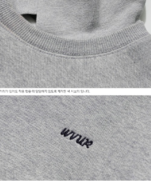 WV PROJECT（ダブリューブイプロジェクト）の「WV PROJECT(ダブリューブイプロジェクト)/JEJE SWEATSHIRT/オーバーサイズ 襟付き スウェット【セットアップ対応商品】（スウェット・レディース・ブラック/グレー/オートミール/ネイビー・M/L/S）」の15枚目の写真