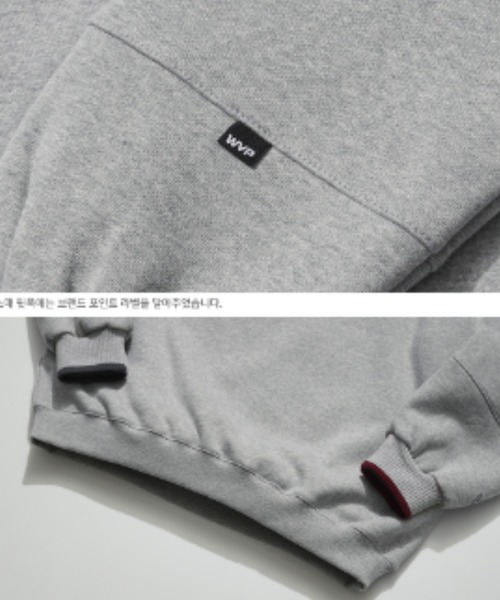 WV PROJECT（ダブリューブイプロジェクト）の「WV PROJECT(ダブリューブイプロジェクト)/JEJE SWEATSHIRT/オーバーサイズ 襟付き スウェット【セットアップ対応商品】（スウェット・レディース・ブラック/グレー/オートミール/ネイビー・M/L/S）」の18枚目の写真