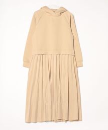 TIGORA（ティゴラ）の「ティゴラ TIGORA プリーツドッキングワンピース（ワンピース）」