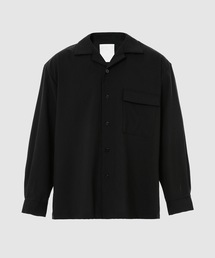 whowhat フーワットWide Shirt ワイドシャツ キュプラコットン WhoWhat（フーワット）の「whowhat/フーワット/wide shirt/ワイド