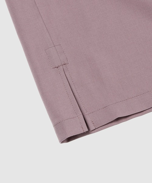 WhoWhat(フーワット)の「OPEN COLLAR SHIRT(シャツ/ブラウス・メンズ・ブラック/ラベンダー・S/M)」の4枚目の写真