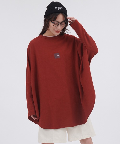 ZOZOTOWN限定】CONVERSE/コンバース 裏毛リバーシブルビッグポンチョ