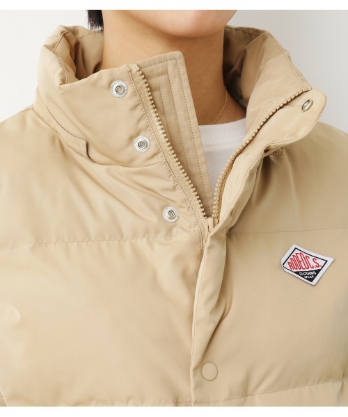 RODEO CROWNS WIDE BOWL（ロデオクラウンズワイドボウル）の「HOOD PUFF ベスト（ダウンベスト・レディース・ブラック/ベージュ/グリーン・FREE）」の15枚目の写真