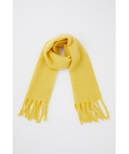 SLY（スライ）の「WOOL BLEND MUFFLER/ウールブレンドマフラー（マフラー・レディース・ブラウン/ターコイズブルー/イエロー/アイボリー・FREE）」の12枚目の写真