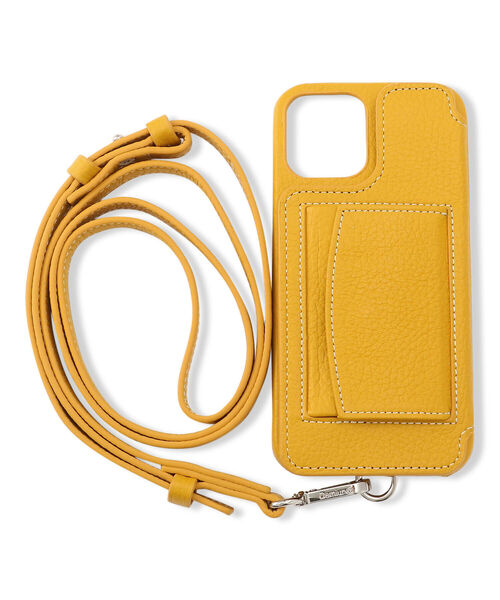 ROYAL FLASH(ロイヤルフラッシュ)の「Demiurvo/デミウルーボ/POCHE/iPhone12Pro/12/ロゴ/YEL(スマホケース/カバー・レディース・イエロー・FREE)」の1枚目の写真