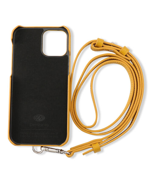 ROYAL FLASH(ロイヤルフラッシュ)の「Demiurvo/デミウルーボ/POCHE/iPhone12Pro/12/ロゴ/YEL(スマホケース/カバー・レディース・イエロー・FREE)」の2枚目の写真