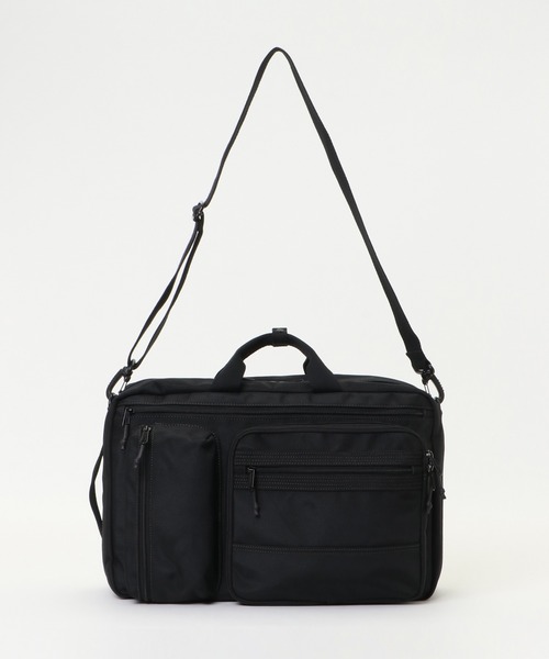 ikka（イッカ）の「HD ポリエステル3WAYバッグ（ショルダーバッグ・メンズ・ブラック/オリーブ・FREE）」の2枚目の写真