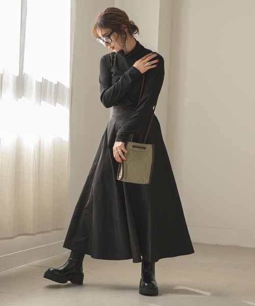 rectangle（レクタングル）の「キルティングショルダーバック（ショルダーバッグ・レディース・ブラック/カーキ/アイボリー/ベージュ・FREE）」の14枚目の写真