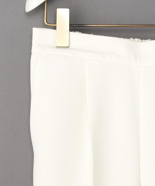 BEAUTY&YOUTH UNITED ARROWS（ビューティーアンドユースユナイテッドアローズ）の「＜6(ROKU)＞ RIB PANTS/ﾊﾟﾝﾂ ◆（その他パンツ・レディース・オフホワイト/ブラック・36/38）」の4枚目の写真