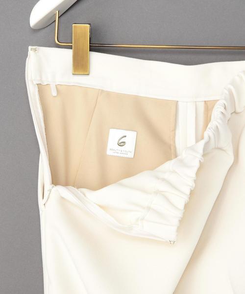 BEAUTY&YOUTH UNITED ARROWS（ビューティーアンドユースユナイテッドアローズ）の「＜6(ROKU)＞ RIB PANTS/ﾊﾟﾝﾂ ◆（その他パンツ・レディース・オフホワイト/ブラック・36/38）」の6枚目の写真