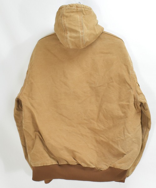 Carhartt（カーハート）の「【ヴィンテージ古着】Carhartt/カーハート ダック地 アクティブパーカー（ブルゾン・メンズ・ベージュ・LARGE）」の2枚目の写真