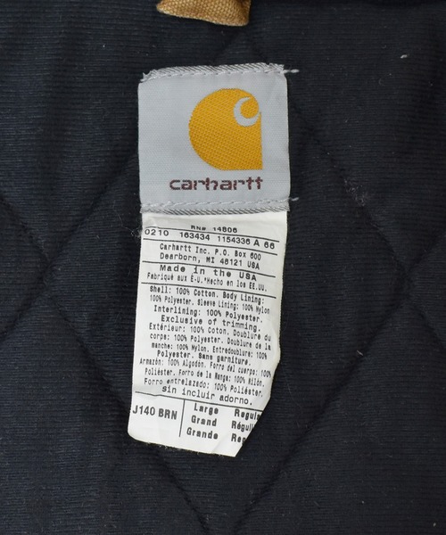 Carhartt（カーハート）の「【ヴィンテージ古着】Carhartt/カーハート ダック地 アクティブパーカー（ブルゾン・メンズ・ベージュ・LARGE）」の7枚目の写真