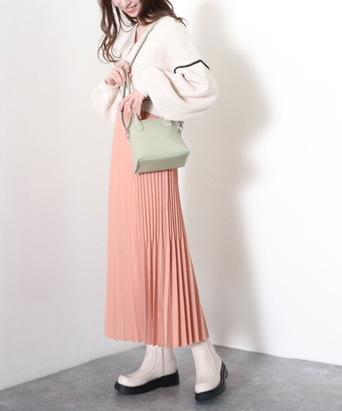 archives（アルシーヴ）の「厚底モカブーツ（ブーツ・レディース・ブラック/アイボリー・MEDIUM/LARGE）」の12枚目の写真