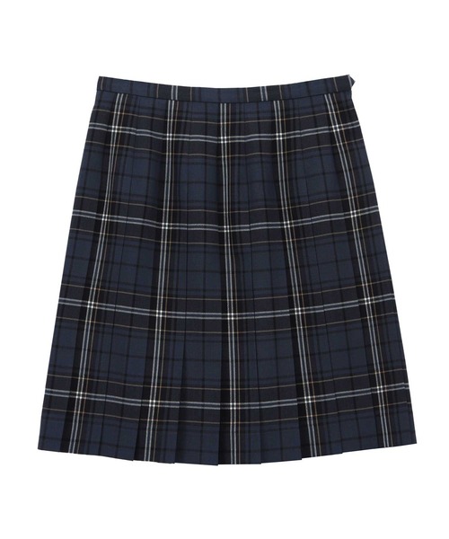 EASTBOY(イーストボーイ)の「スカート チェック 48cm丈 通学 スクール 中学生 高校生(スカート・キッズ・ベージュ系その他3/ネイビー系/ブルー系その他5・11号/9号/13号/7号)」の2枚目の写真