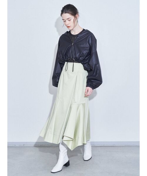 ELENDEEK（エレンディーク）の「シアーリブニット（ニット/セーター・レディース・ライトベージュ/ブラック/ラベンダー・FREE）」の13枚目の写真