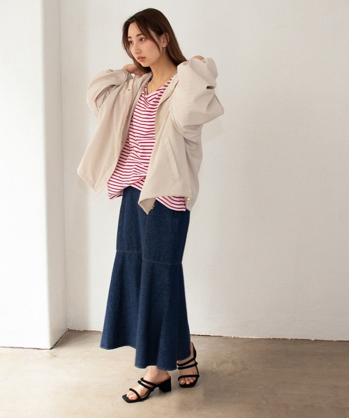 Shelly island(シェリーアイランド)の「マウンテンパーカー(マウンテンパーカー・レディース・ブラック/ホワイト・FREE)」の11枚目の写真