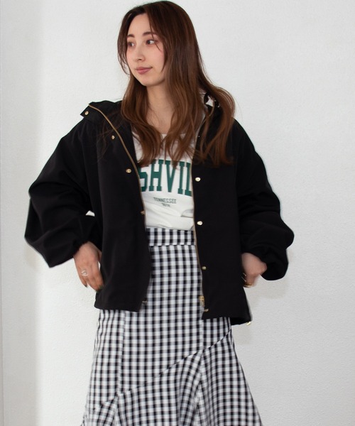 Shelly island(シェリーアイランド)の「マウンテンパーカー(マウンテンパーカー・レディース・ブラック/ホワイト・FREE)」の18枚目の写真