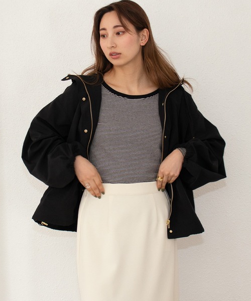 Shelly island(シェリーアイランド)の「マウンテンパーカー(マウンテンパーカー・レディース・ブラック/ホワイト・FREE)」の12枚目の写真