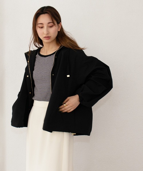 Shelly island(シェリーアイランド)の「マウンテンパーカー(マウンテンパーカー・レディース・ブラック/ホワイト・FREE)」の15枚目の写真