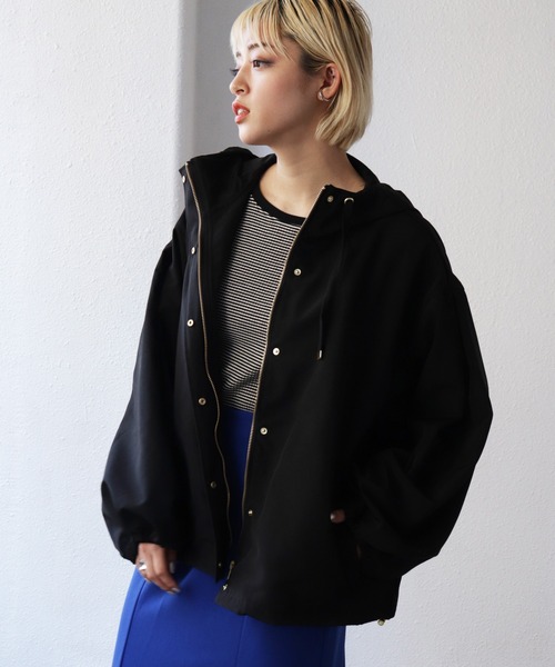 Shelly island(シェリーアイランド)の「マウンテンパーカー(マウンテンパーカー・レディース・ブラック/ホワイト・FREE)」の20枚目の写真