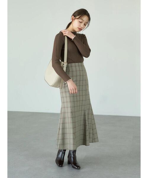 earth music&ecology（アースミュージックアンドエコロジー）の「ランダムリブニットプルオーバー＊（ニット/セーター・レディース・ブラック/サックスブルー/アイボリー/モカ・S/M）」の10枚目の写真