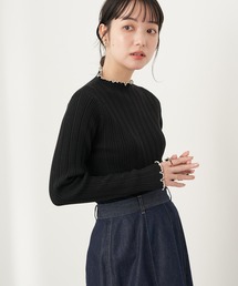 earth music&ecology | ランダムリブニットプルオーバー＊(ニット/セーター)